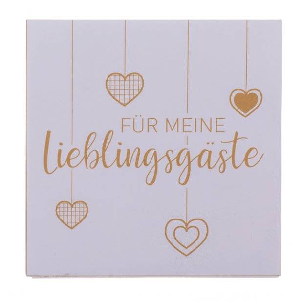 Papier Servietten Lieblingsgäste
