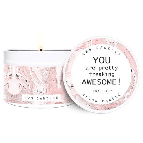 OWN Candles Reisekerze Bubble Gum
