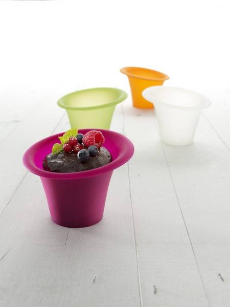 Lékué Minute Cake Backformen 4er Set