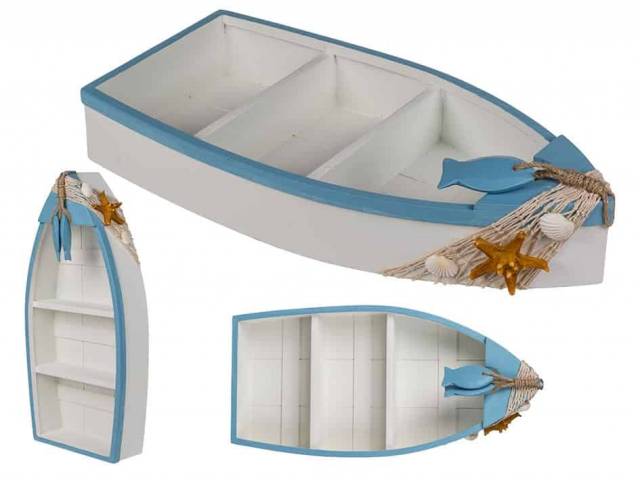 Regal Holz Boot Maritim Dekoration
