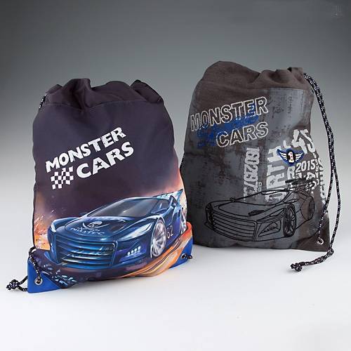 Depesche Monstar Cars Matchbag / Turnbeutel