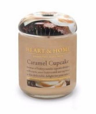 Heart and Home Kerze Caramel Cupcake
