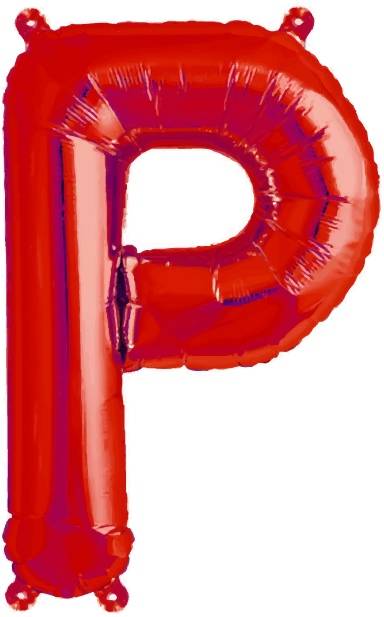 Folien Ballon Buchstabe P