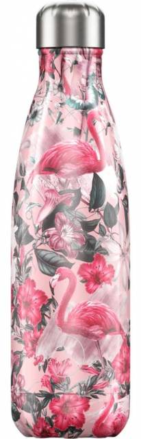 Chilly´s Edelstahlflasche Flamingo