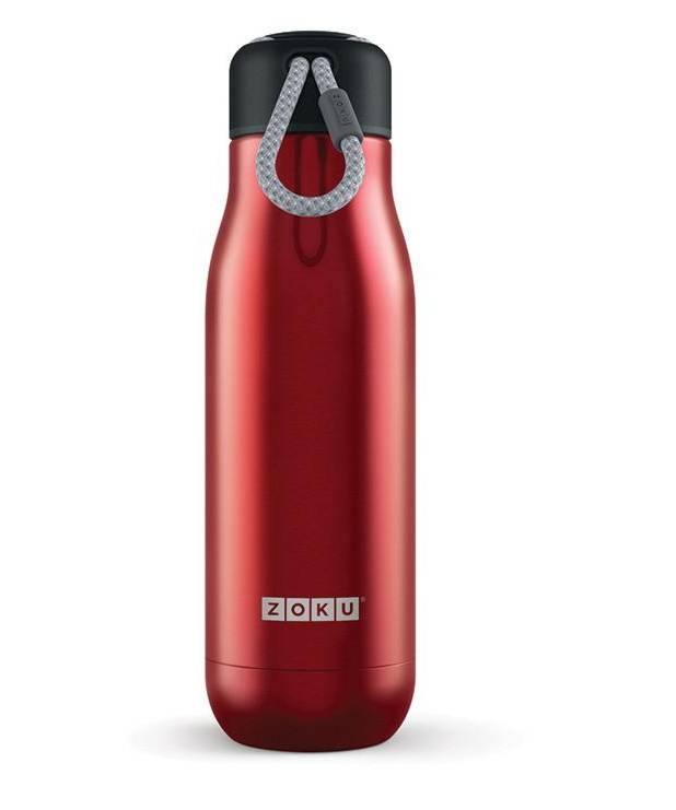 Zoku Edelstahl Trinkflasche Rot (530ml) Zoku Edelstahl Trinkflasche Rot (530ml)