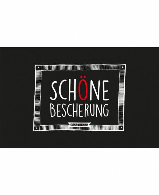 Tacheles Frühstücksbrettchen Bescherung