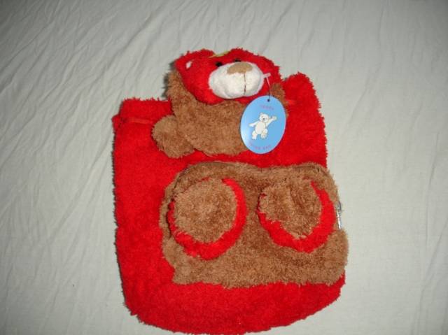 Kinderrucksack Rot Teddy