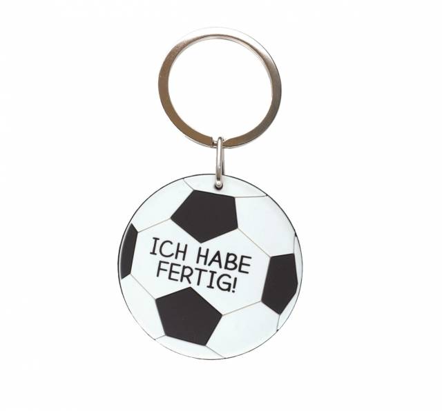 Yesbox Schlüsselanhänger Fußball ich habe fertig