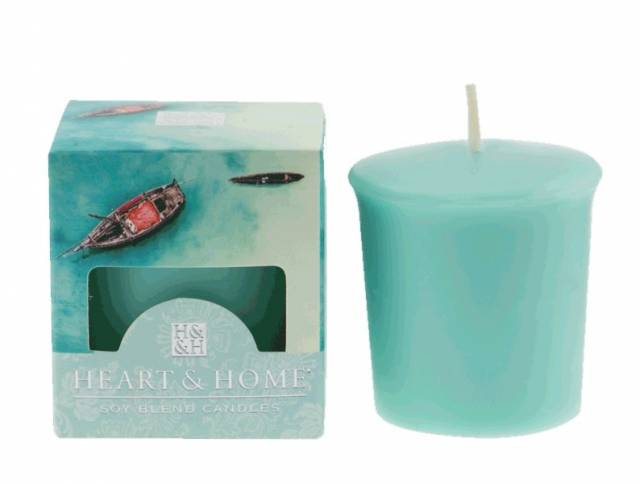Heart and Home Votivkerze Mediterranes Meersalz