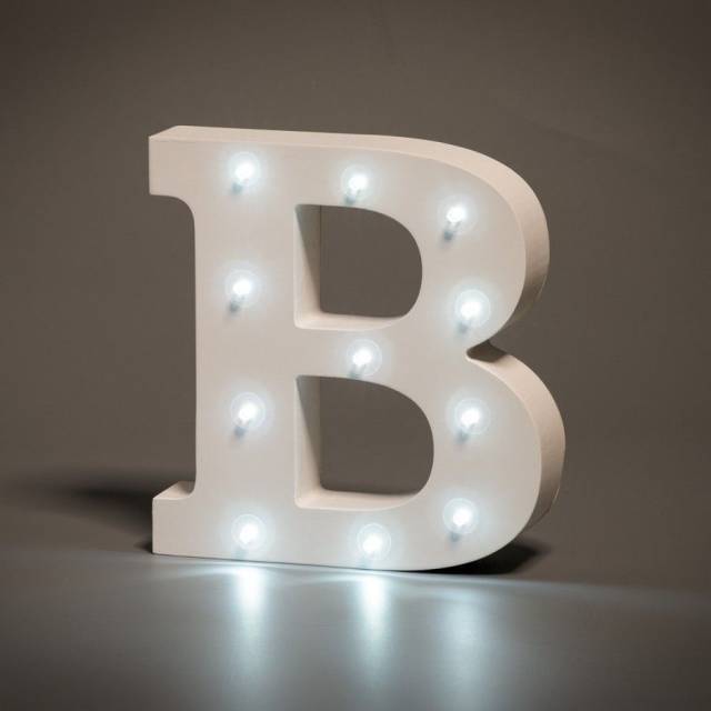 LED Buchstabe Lights Letter B