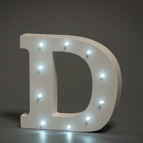 LED Buchstabe Lights Letter D