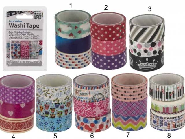 Deko Klebeband Washi