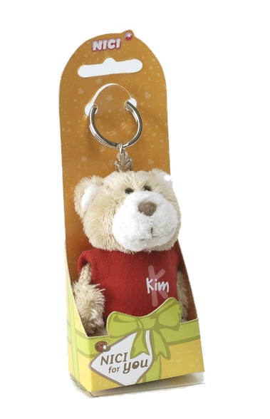 Nici For You Schlüsselanhänger Vorname weiblich Mädchen Frauen Bär mit Shirt Neu 