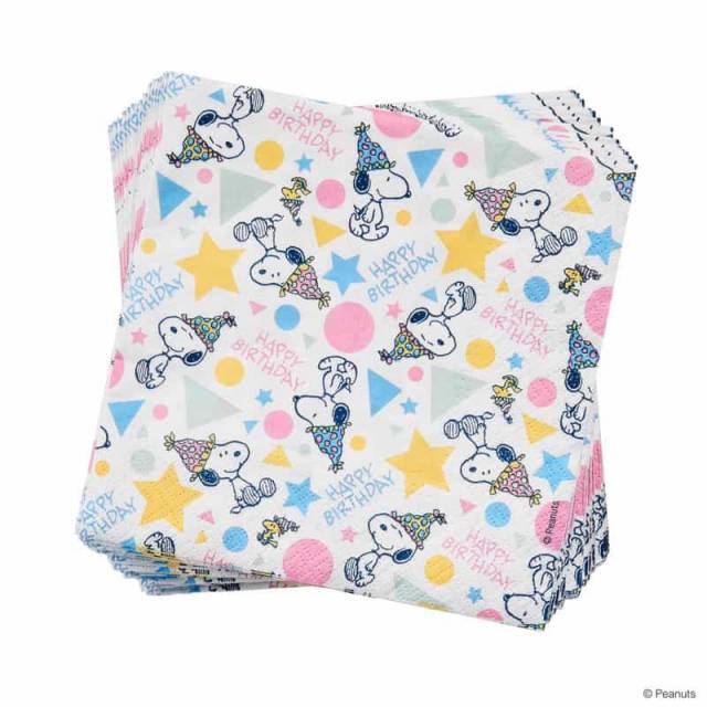 Snoopy Papierserviette Happy Birthday