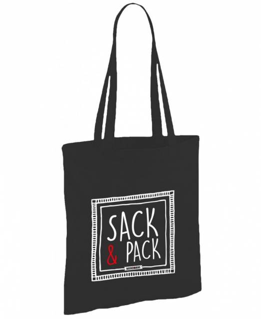Tacheles Stoff Tasche Sack und Pack