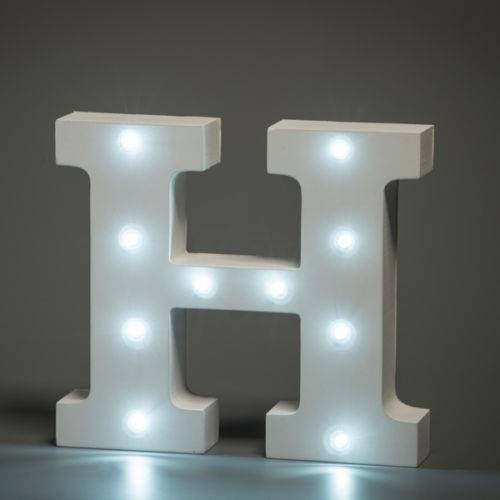 LED Buchstabe Lights Letter H