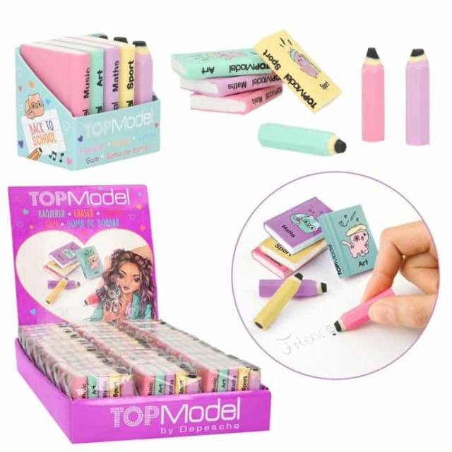 TopModel Radierer Schulbücher
