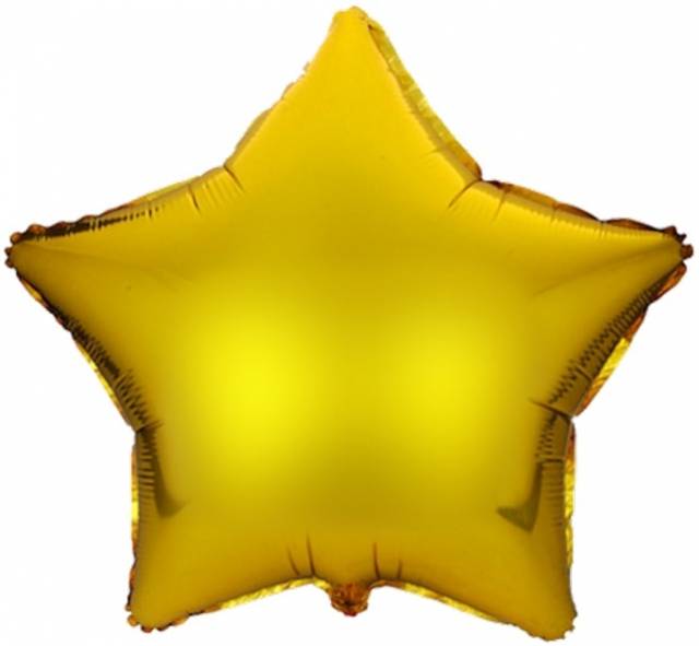 Folien Ballon Stern Gold