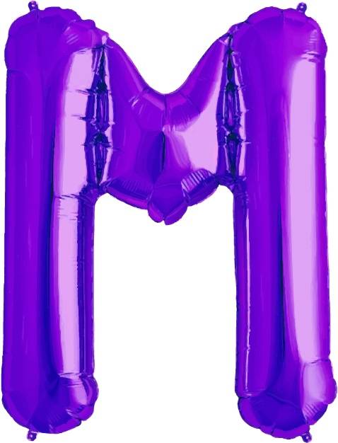 Folien Ballon Buchstabe M