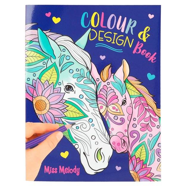 Miss Melody Colour and Design Malbuch