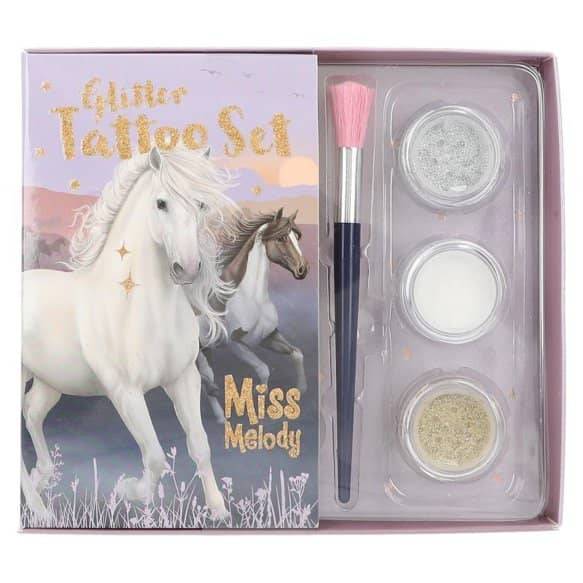 Miss Melody Tattoo Glitzer Set