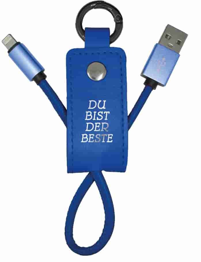 Yesbox USB Ladekabel Schlüsselanhänger der beste (blau