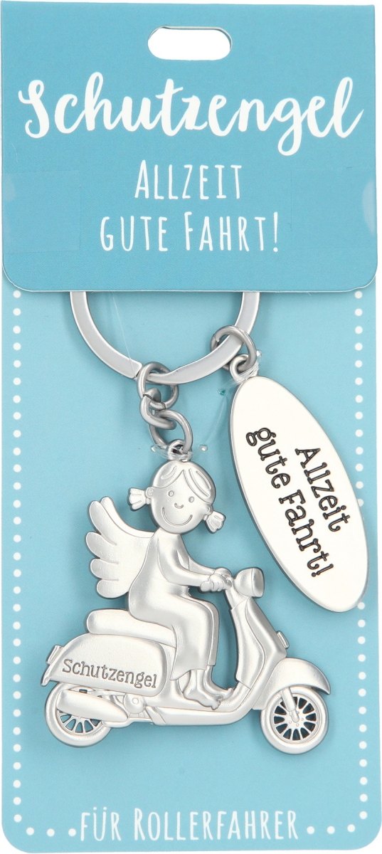 Schutzengel Anhänger Rollerfahrer - Allzeit gute Fahrt - 4010070575762