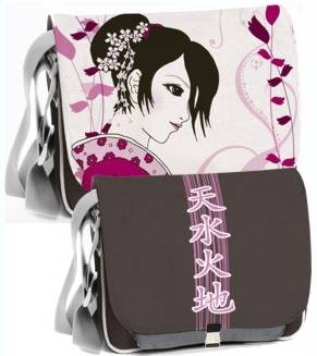 Zip and Friends Schultertasche Japanese