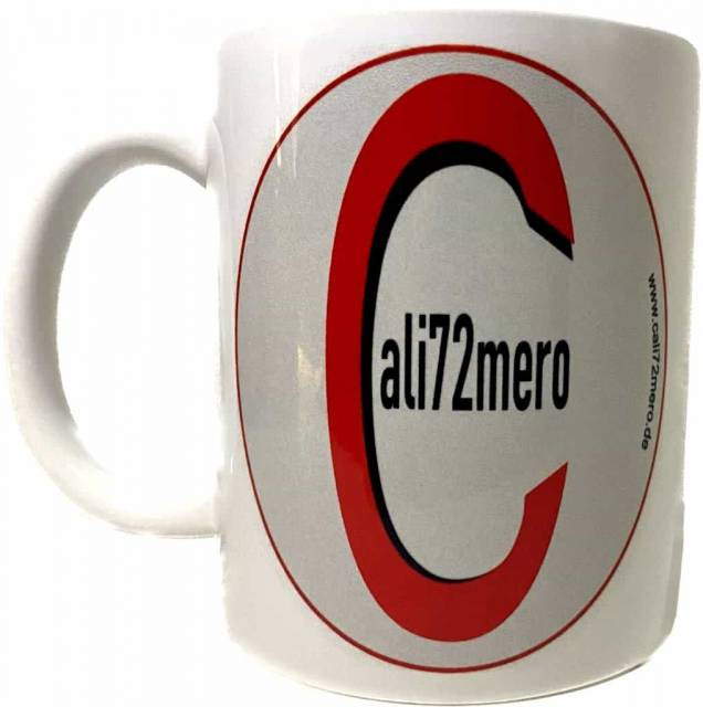 Tasse Cali72Mero mit Logo Aufdruck