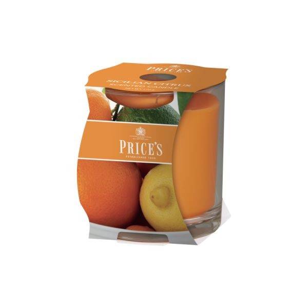 Prices Candles Duftkerze Sizilianischer Citrus