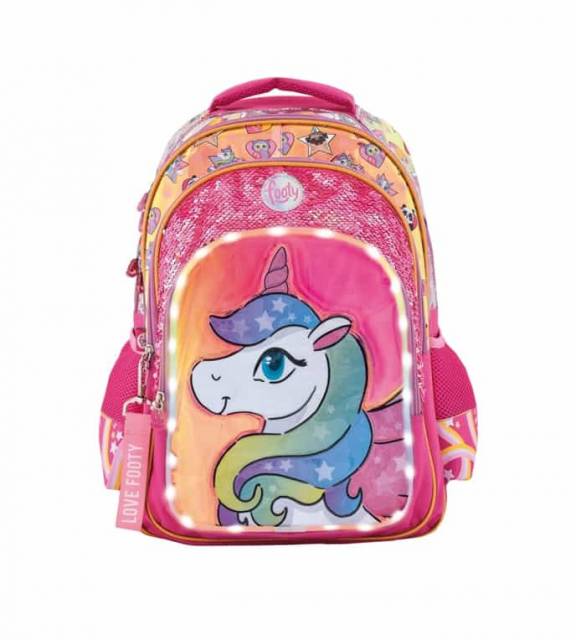 Footy Schulrucksack Einhorn