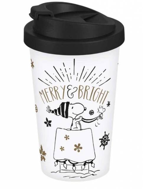 Snoopy Coffee to go Becher Merry & Bright