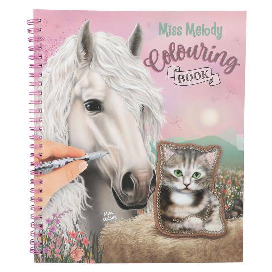 Miss Melody Malbuch mit Pailletten