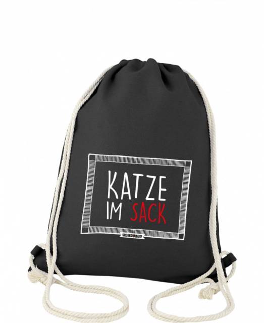 Tacheles Sportbeutel Katze im Sack
