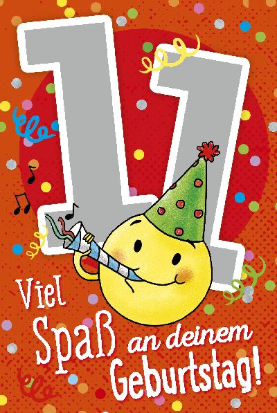 Depesche Geburtstagskarte 11.Geburtstag mit Musik Geschenkewunderland