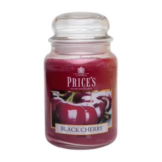 Prices Candles Duftkerze Black Cherry 