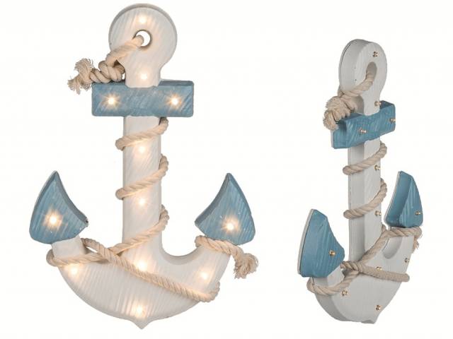 Holz Anker mit LED