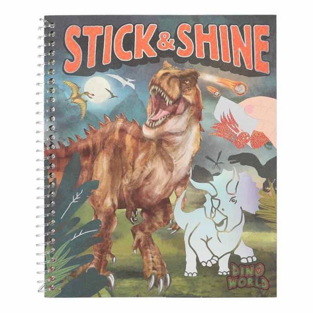 Dino World Malbuch Stick and Shine