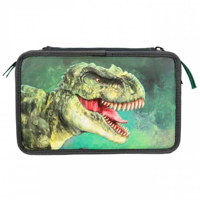 Dino World Federtasche T-Rex mit 3D Effekt