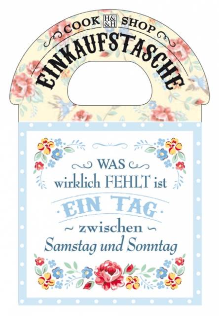Cook Shop Einkaufstasche Was wirklich fehlt