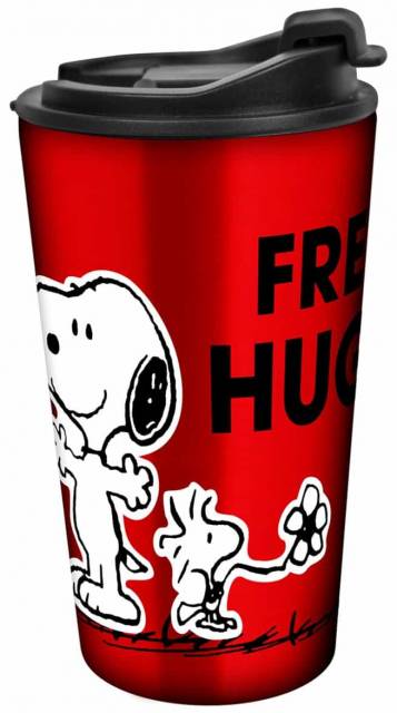 Snoopy Coffee to go Becher Free Hugs