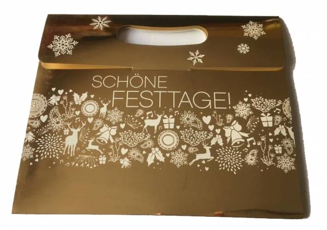 Weihnachtstüte Gold