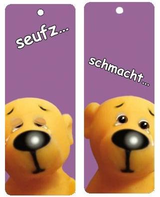 Tatzino Lesezeichen Seufz schmacht