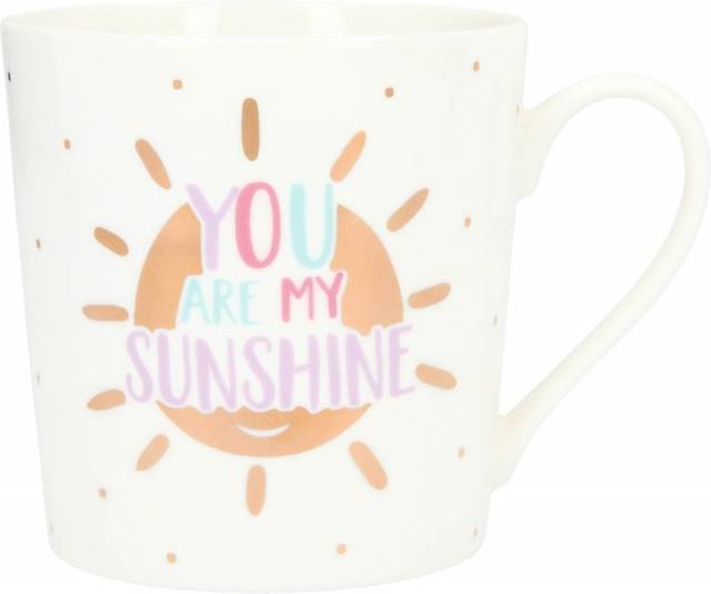 Depesche Porzellan Becher Sunshine