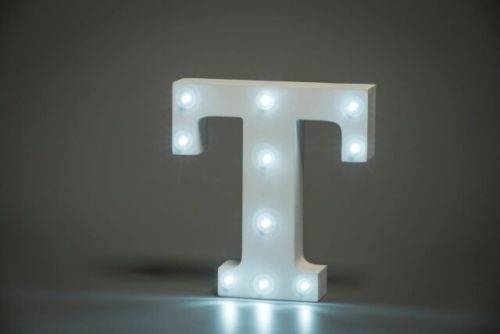 LED Buchstabe Lights Letter T