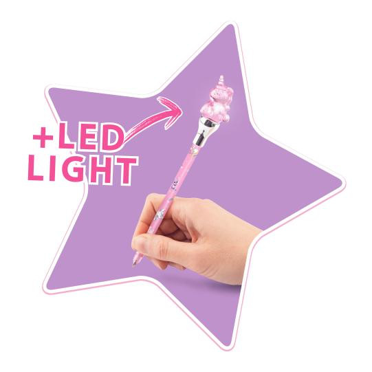 Toyvian LED-Kugelschreiber 2 Stück – Mit Beleuchtung, Metallgehäuse, Zum Schreiben Im Dunkeln, Schwarz
