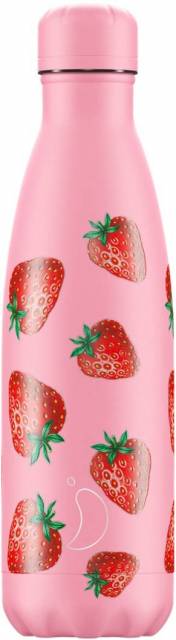 Chilly´s Edelstahlflasche Erdbeere