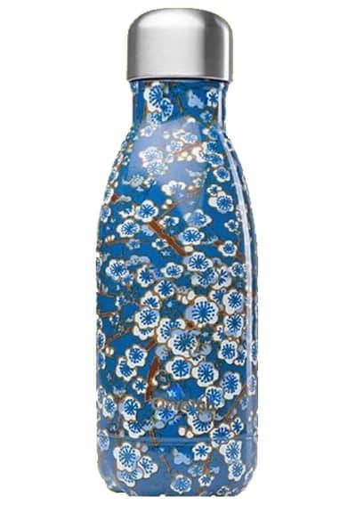 Qwetch Flasche Flowers Blau