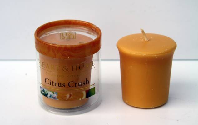 Heart and Home Votivkerze Italienischer Citrus