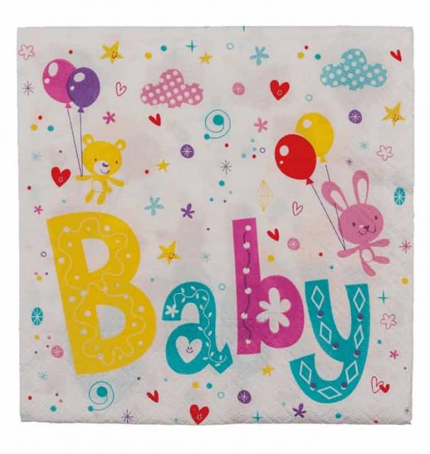 Servietten Baby Party